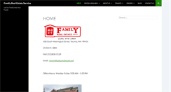 Desktop Screenshot of familyrealestate.net