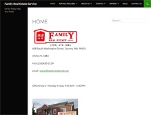 Tablet Screenshot of familyrealestate.net